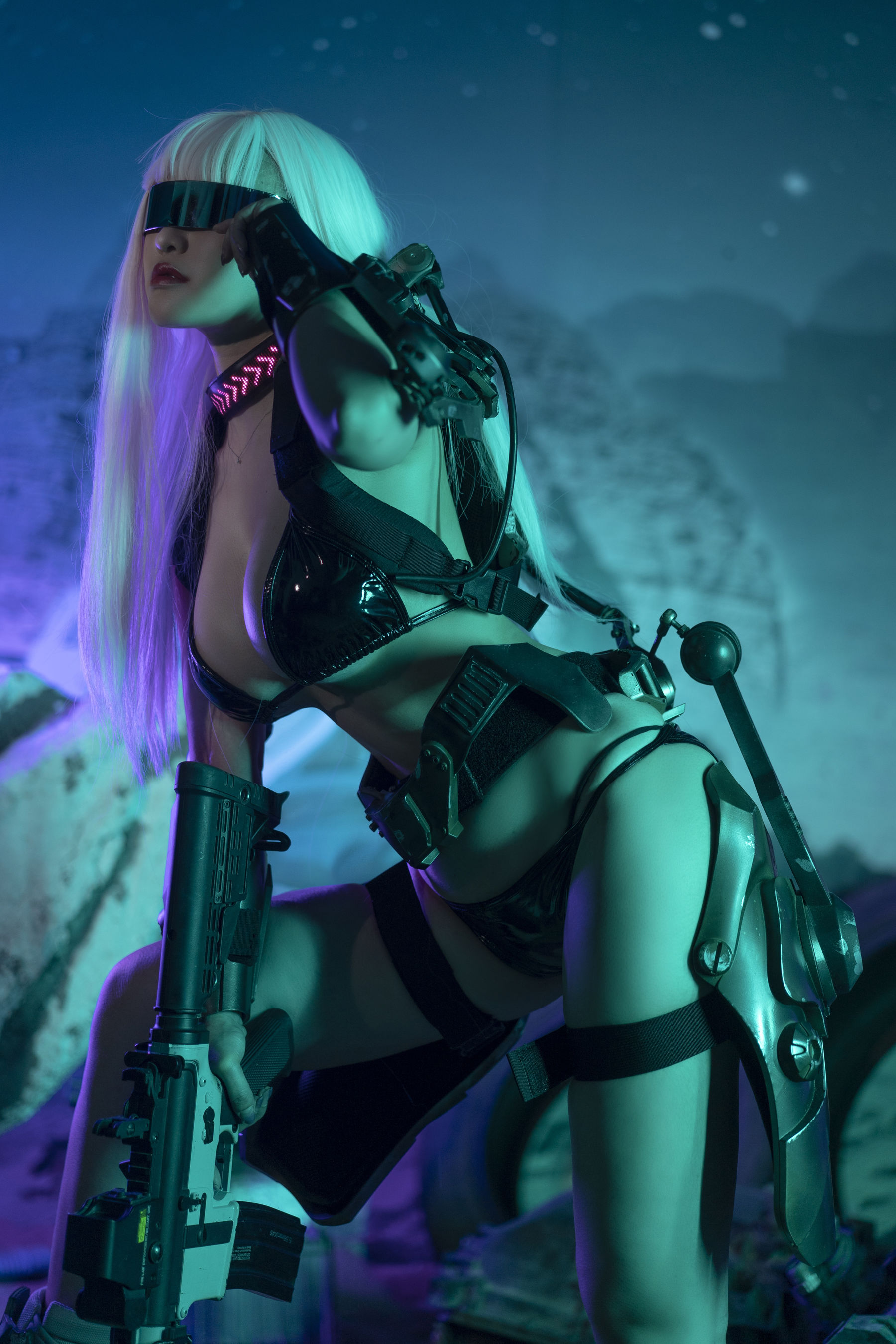 [网红COSER写真] 动漫博主脱尾巴Mizuki – 赛博朋克2021 套图