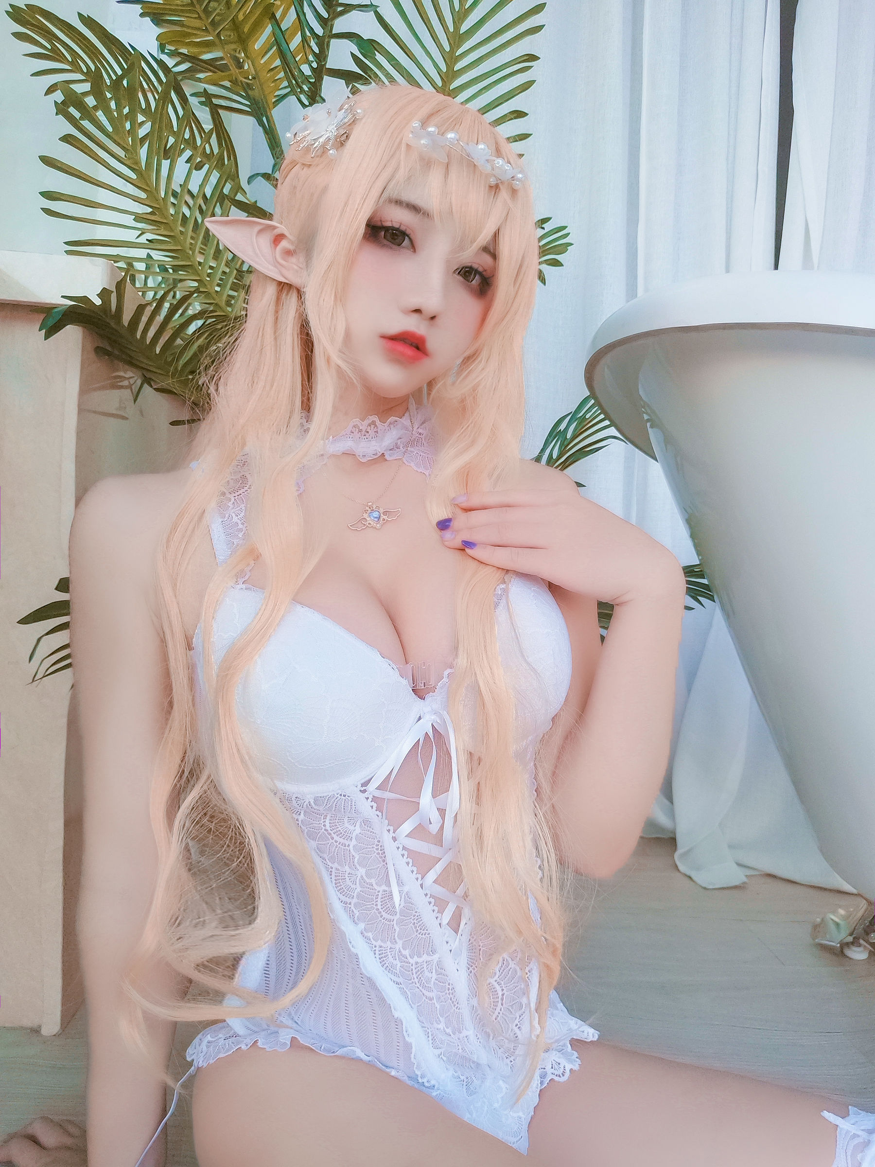 [网红COSER写真] 动漫博主九曲Jean – 精灵的栖息地 套图